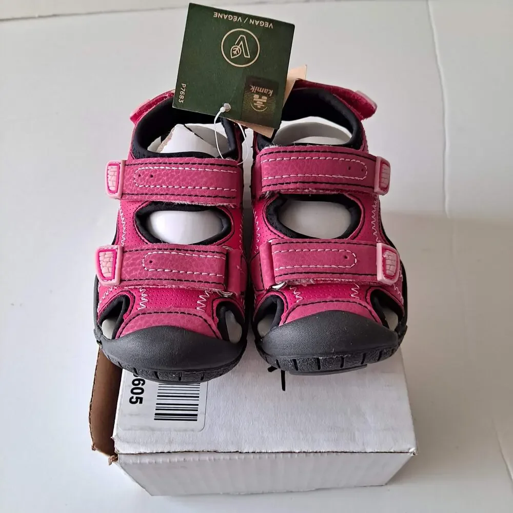NWOT Kamik Seaturtle 2 Sandals Waterproof Hiking Shoes Pink Toddler Girls Size 5